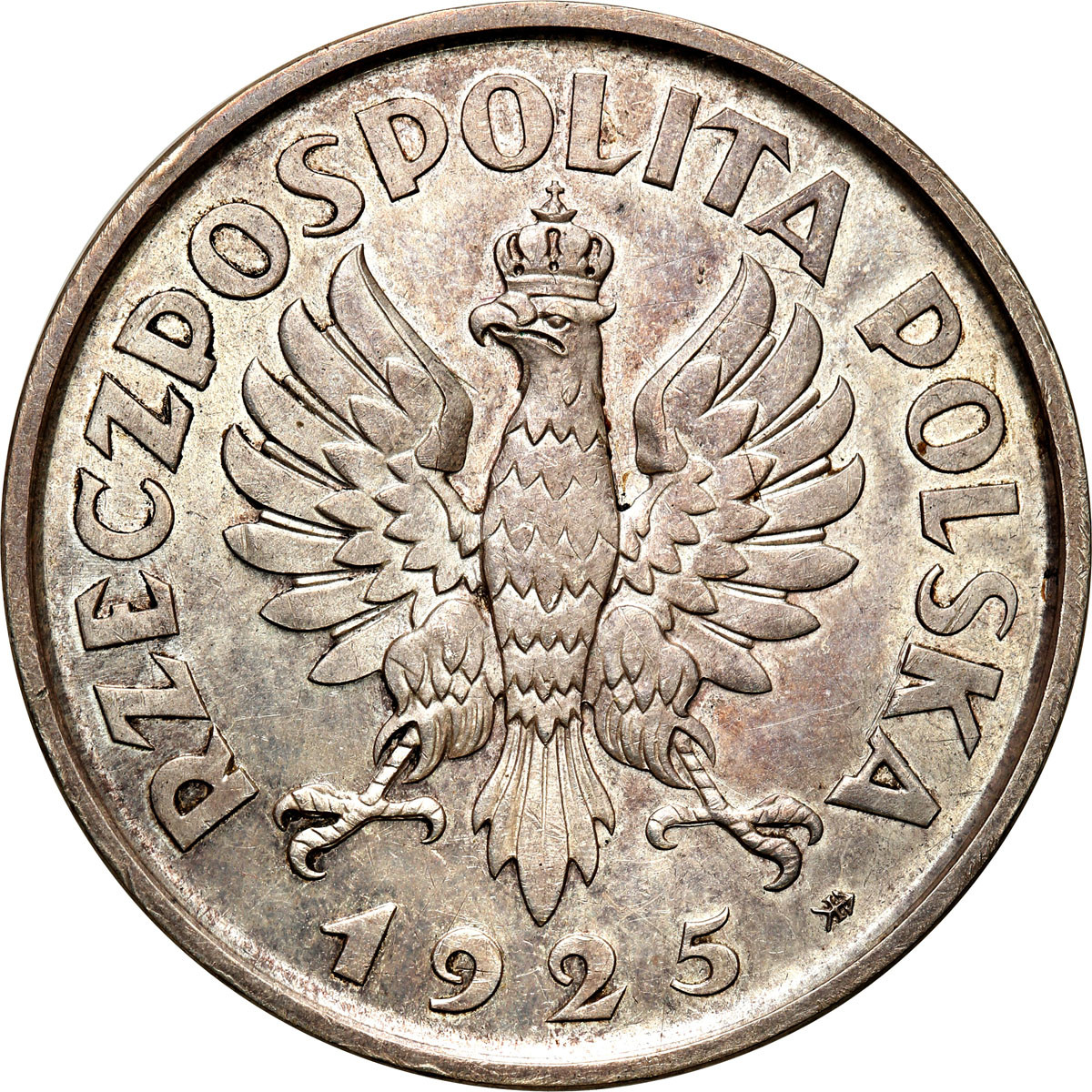 PRÓBA srebro, 5 złotych 1925, Konstytucja - 100 perełek - z oryginalną kopertką